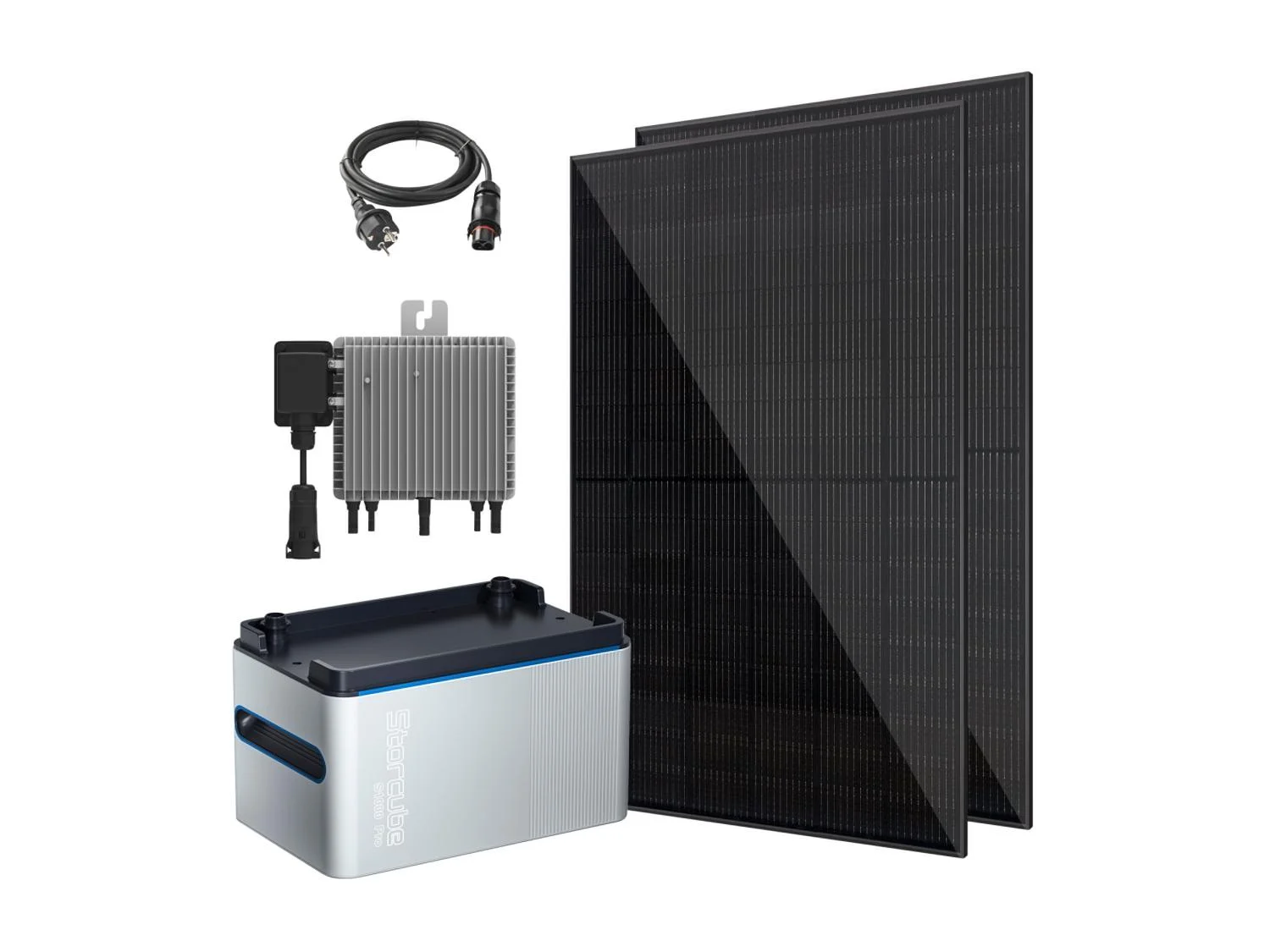 Deye Solární balkonová elektrárna DEYE 860 Wp / 800 W – balkonová fotovoltaika