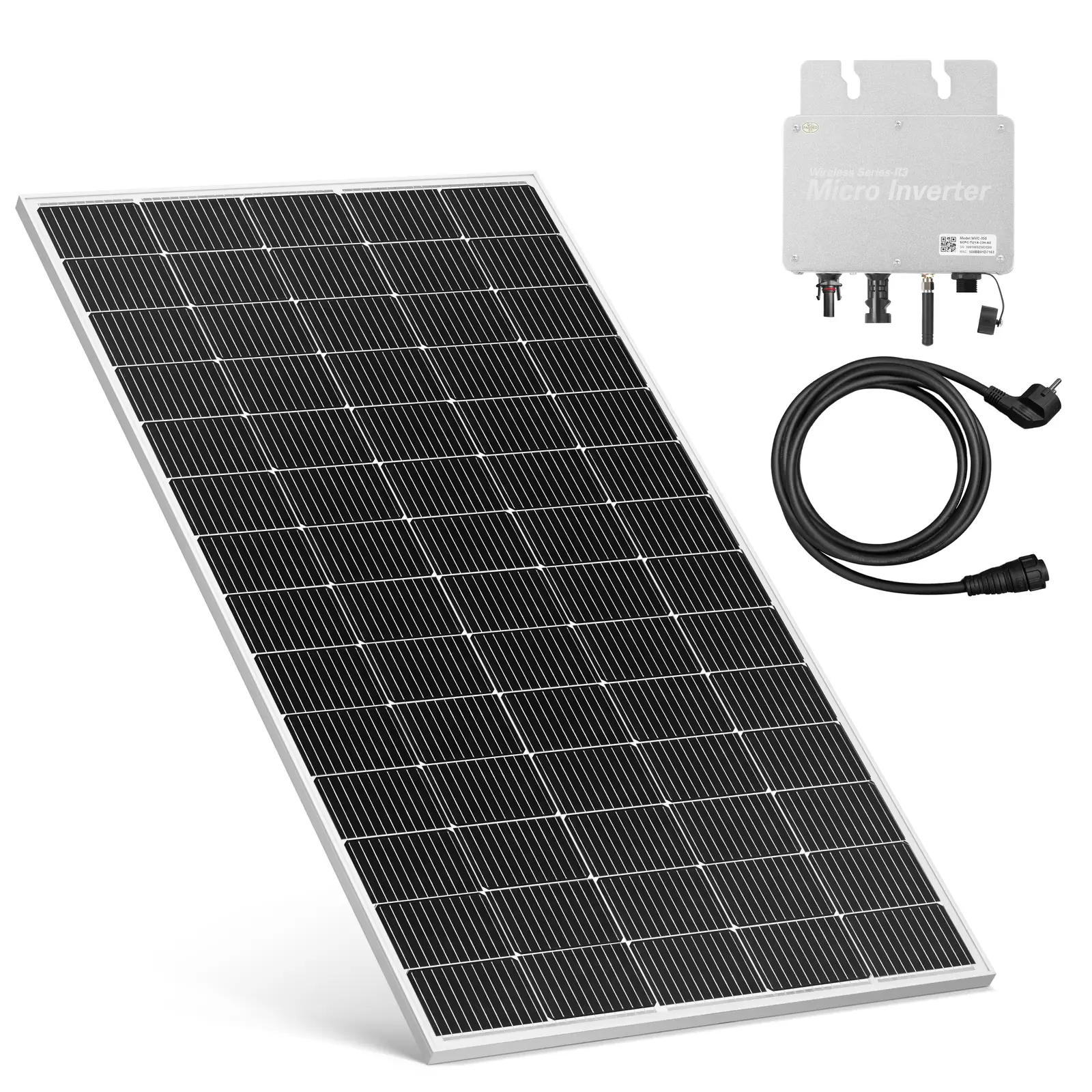 S-Power Fotovoltaika na balkon - 300 W - WiFi/App - Plug & Play – balkonová fotovoltaika